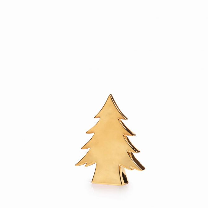 Zodax Teton Gold Ceramic Tree, 10"